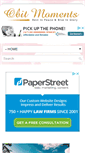 Mobile Screenshot of obitmoments.com